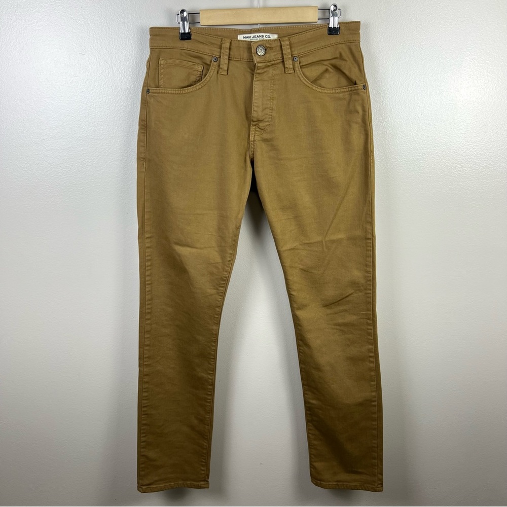 Mavi Jake Jeans Mens Size 32x32 Brown Slim Leg Straight Modern Stretch Casual